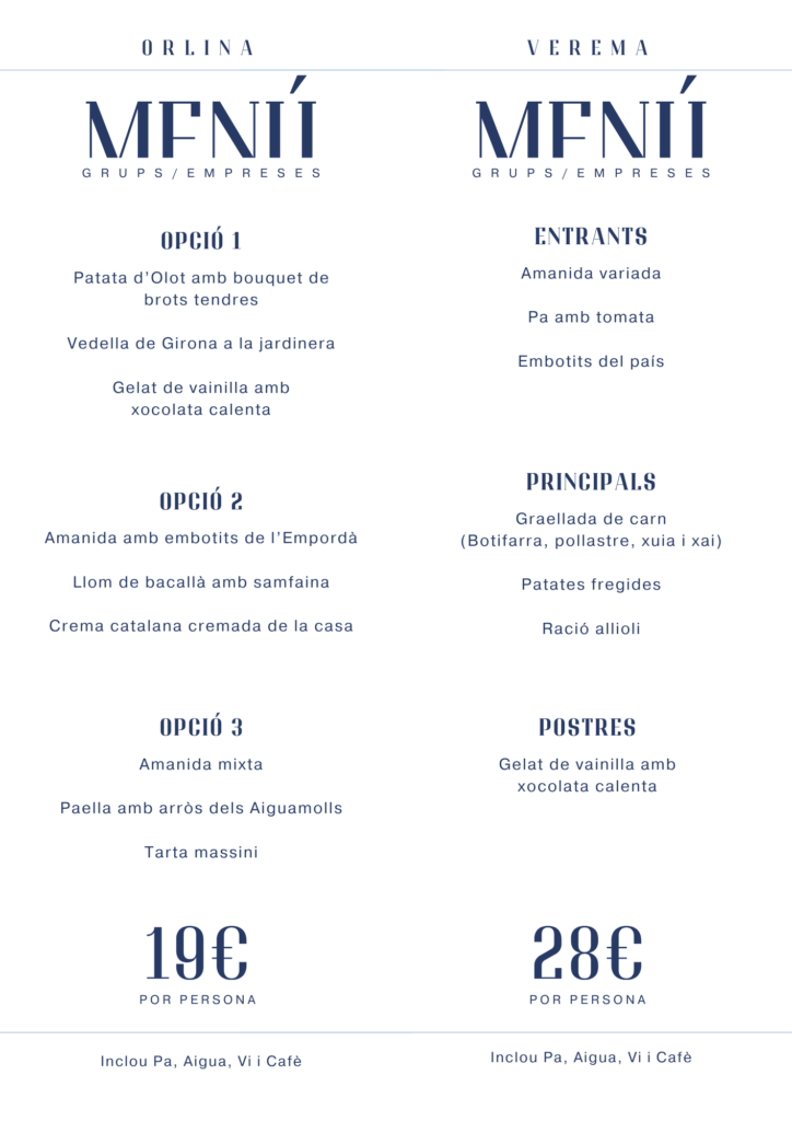 menus de grup 1 i 2
